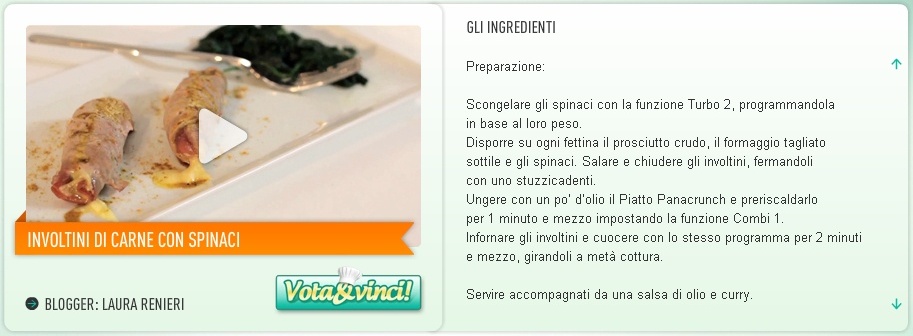 #Panasonic | votate la mia ricetta!
