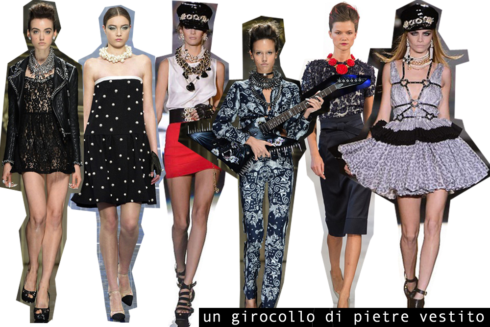 Un girocollo di pietre vestito | Trendology